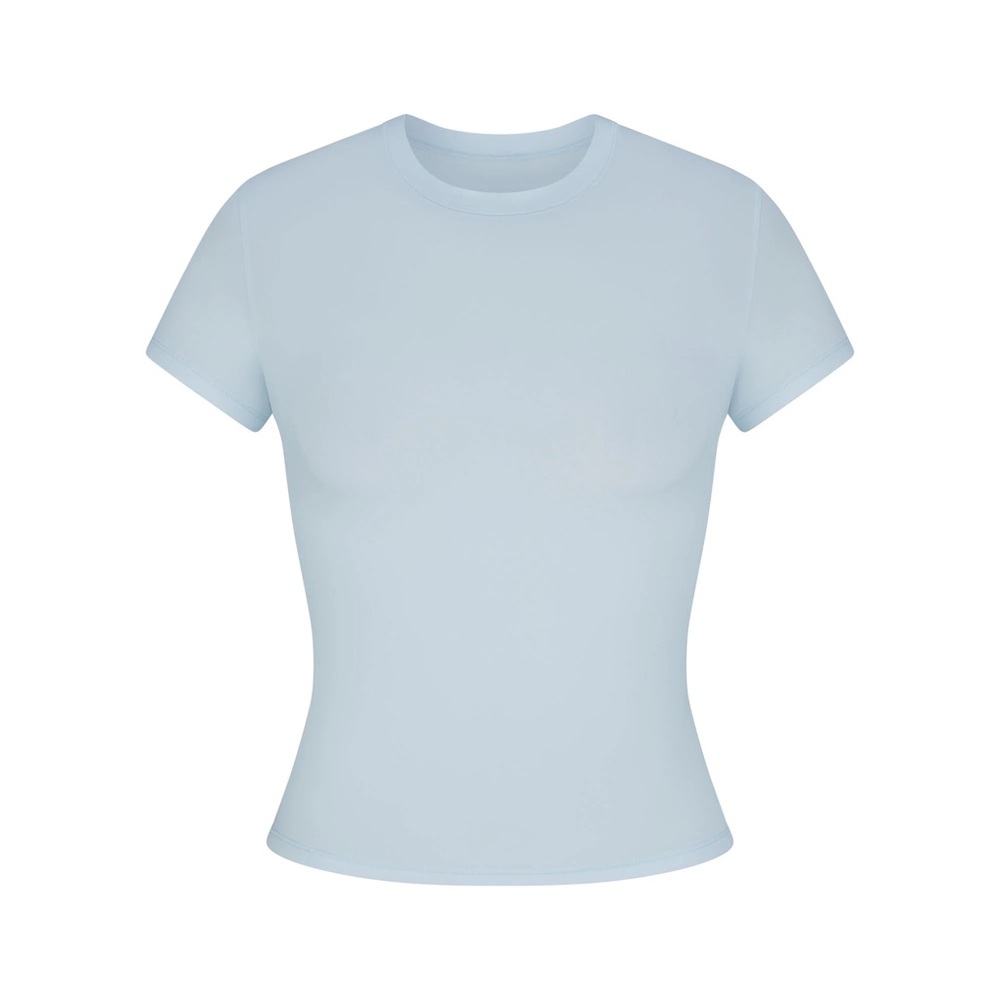 Light Blue Fitted T-Shirt